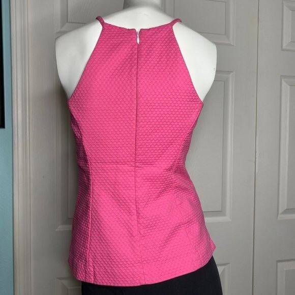 LILLY PULITZER Hot Pink Annabelle Top Sz 2 EUC! - Picture 7 of 14